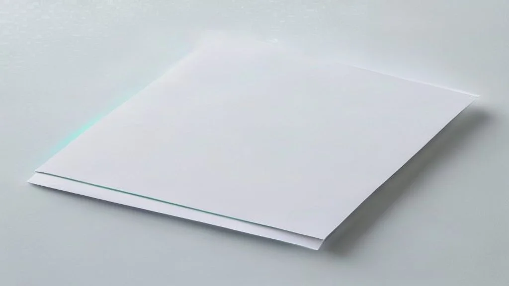 Ein schräger Stapel weißer Dokumente unter einer milchig-transparenten Schicht veranschaulicht den datenschutzkonformen Umgang mit KI-Crawlern.