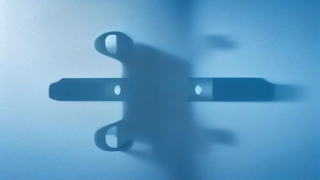 Zwei identische kühlblaue Schlüssel vor verschwommenen, unterschiedlich geformten Schatten veranschaulichen die Prüfung echter und gefälschter KI-Crawler.